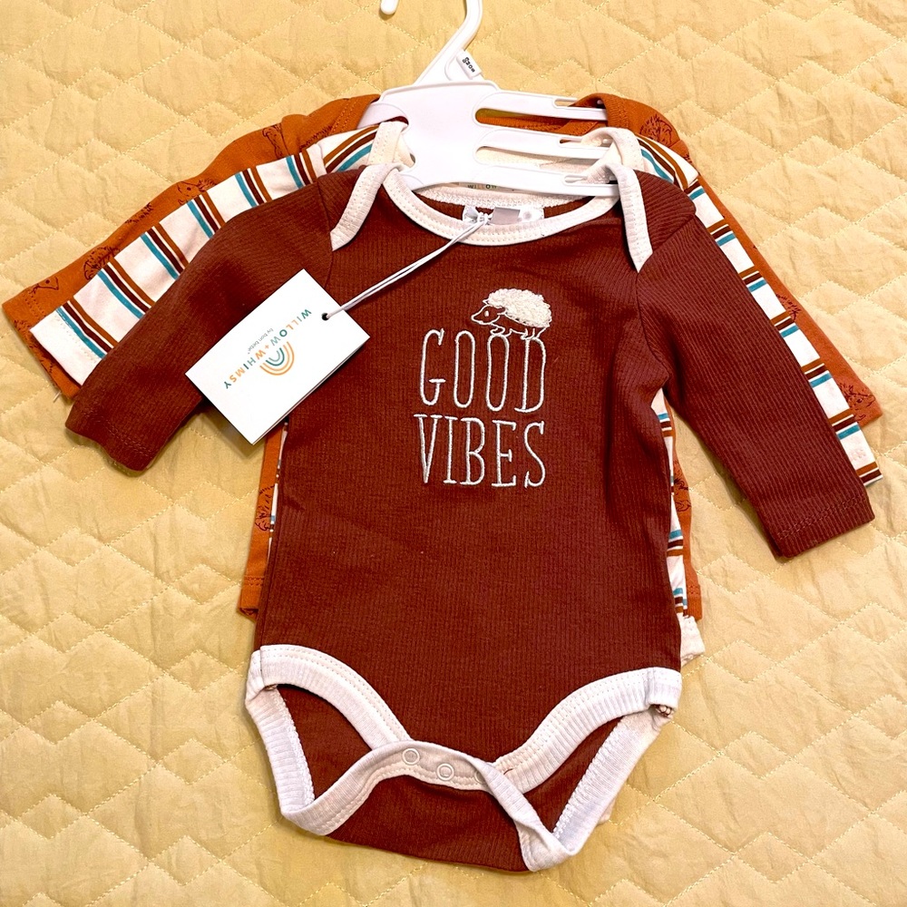 New Willow Whimsy onesie set